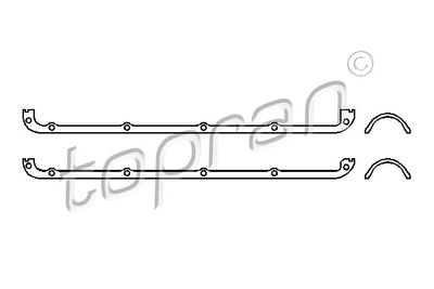 101526 TOPRAN Комплект прокладок, крышка головки цилиндра