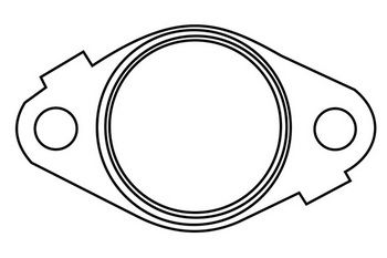 110471 WXQP Прокладка, выпускной коллектор