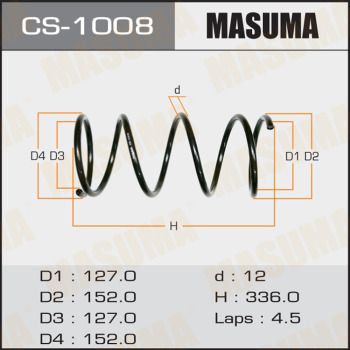 CS1008 MASUMA Пружина ходовой части