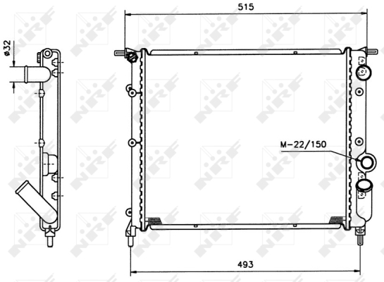 WG1721665 WILMINK GROUP Радиатор, охлаждение двигателя