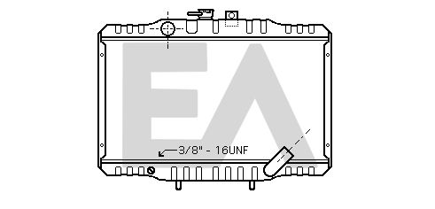 31R51127 EACLIMA Радиатор, охлаждение двигателя