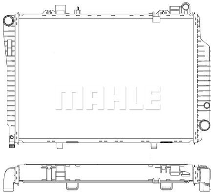 CR249000S MAHLE Радиатор, охлаждение двигателя