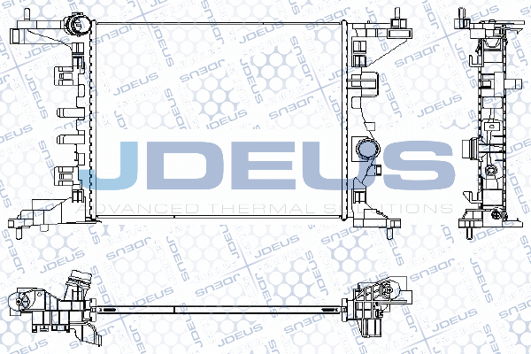 M0201360 JDEUS Радиатор, охлаждение двигателя