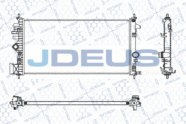 M0201130 JDEUS Радиатор, охлаждение двигателя