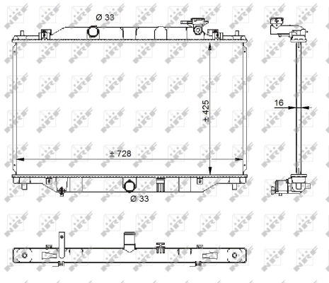 WG1723668 WILMINK GROUP Радиатор, охлаждение двигателя