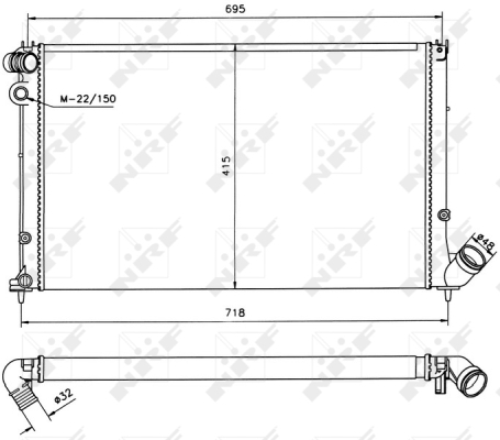 WG1723111 WILMINK GROUP Радиатор, охлаждение двигателя