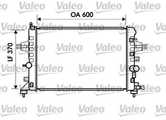 734382 VALEO Радиатор, охлаждение двигателя