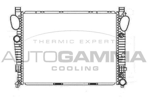 102169 AUTOGAMMA Радиатор, охлаждение двигателя