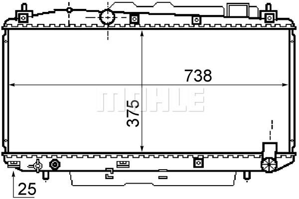 WG2182406 WILMINK GROUP Радиатор, охлаждение двигателя