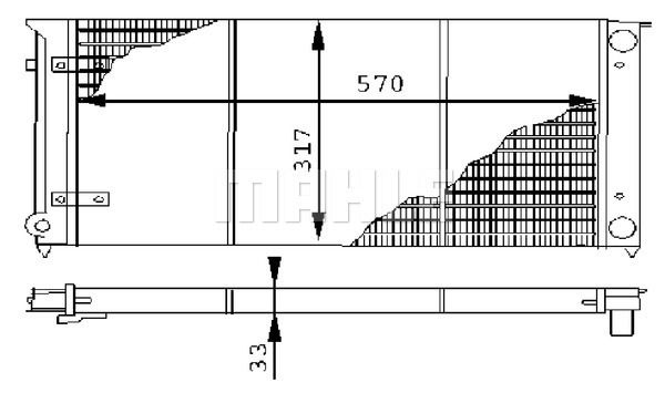 WG2183583 WILMINK GROUP Радиатор, охлаждение двигателя