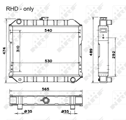 WG1721774 WILMINK GROUP Радиатор, охлаждение двигателя