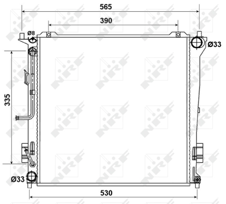 WG1722099 WILMINK GROUP Радиатор, охлаждение двигателя