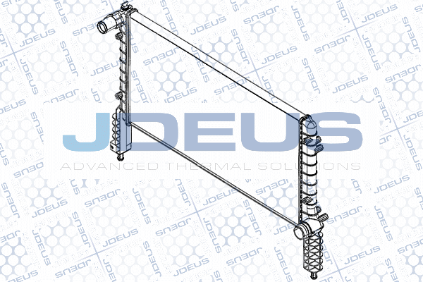 RA0110820 JDEUS Радиатор, охлаждение двигателя