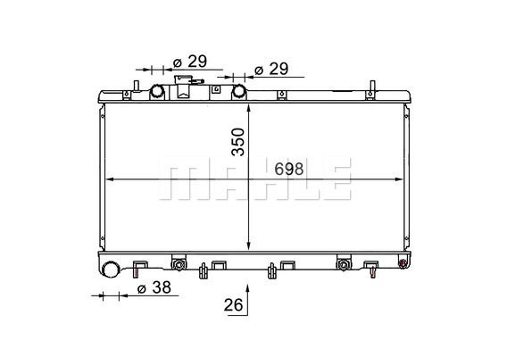 WG2182767 WILMINK GROUP Радиатор, охлаждение двигателя