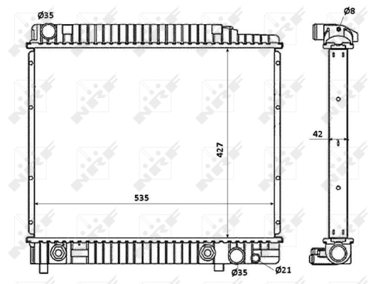 WG1723308 WILMINK GROUP Радиатор, охлаждение двигателя