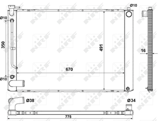 WG1722511 WILMINK GROUP Радиатор, охлаждение двигателя