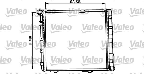 819387 VALEO Радиатор, охлаждение двигателя