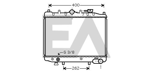 31R52033 EACLIMA Радиатор, охлаждение двигателя