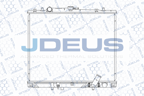M0180360 JDEUS Радиатор, охлаждение двигателя