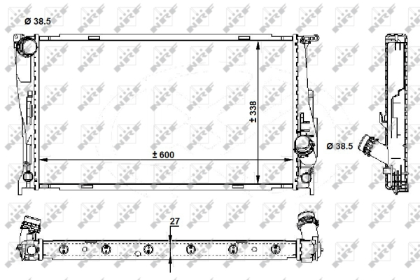 WG1723672 WILMINK GROUP Радиатор, охлаждение двигателя