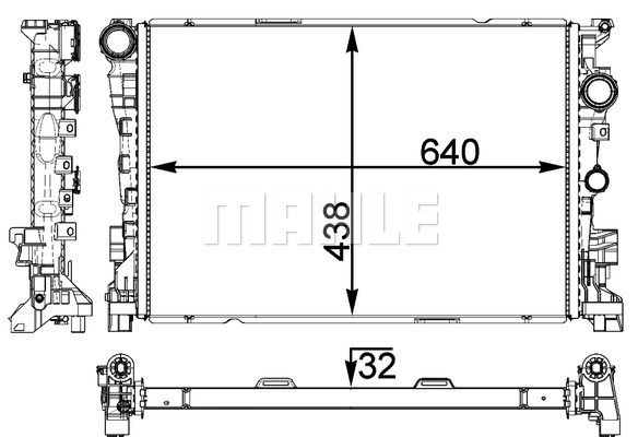 WG2182869 WILMINK GROUP Радиатор, охлаждение двигателя