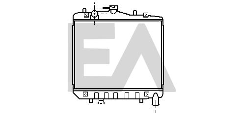 31R36001 EACLIMA Радиатор, охлаждение двигателя