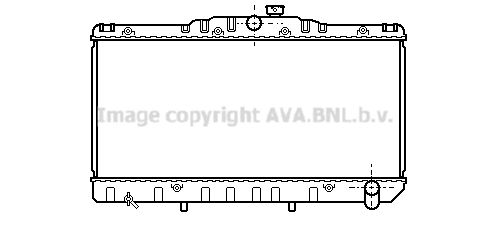 TO2034 AVA QUALITY COOLING Радиатор, охлаждение двигателя