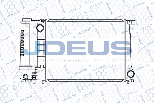 M0050570 JDEUS Радиатор, охлаждение двигателя