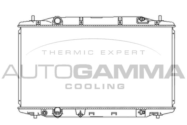 107531 AUTOGAMMA Радиатор, охлаждение двигателя