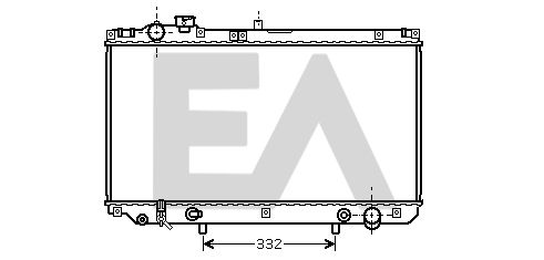 31R71159 EACLIMA Радиатор, охлаждение двигателя