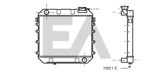 31R54002 EACLIMA Радиатор, охлаждение двигателя