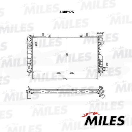 ACRB125 MILES Радиатор, охлаждение двигателя