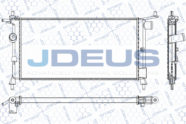 RA0200660 JDEUS Радиатор, охлаждение двигателя