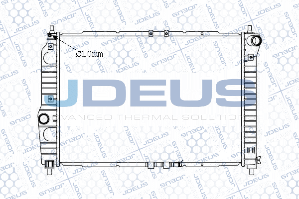 M0560080 JDEUS Радиатор, охлаждение двигателя