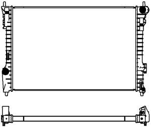 31618523 SAKURA Automotive Радиатор, охлаждение двигателя