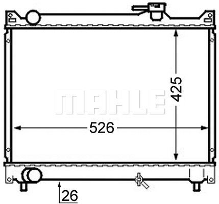 WG2183960 WILMINK GROUP Радиатор, охлаждение двигателя