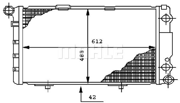 WG2183404 WILMINK GROUP Радиатор, охлаждение двигателя