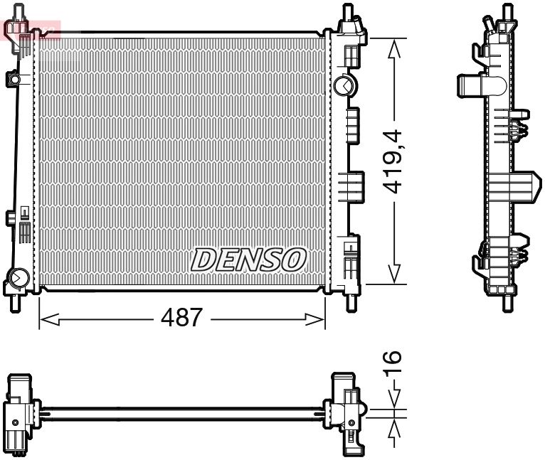 WG2270678 WILMINK GROUP Радиатор, охлаждение двигателя