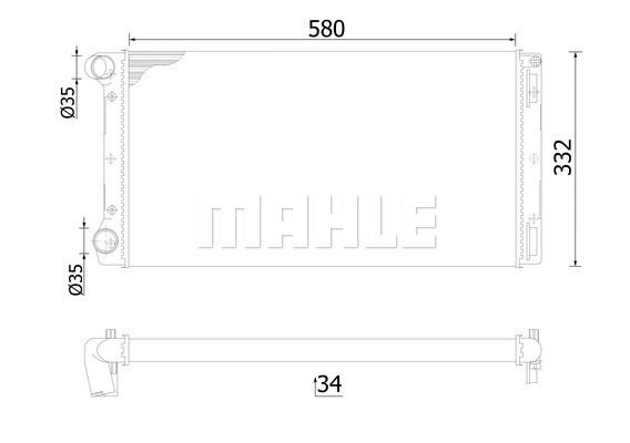 WG2182475 WILMINK GROUP Радиатор, охлаждение двигателя