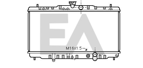 31R26017 EACLIMA Радиатор, охлаждение двигателя