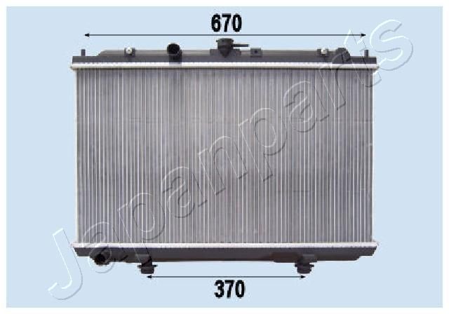 RDA213042 JAPANPARTS Радиатор, охлаждение двигателя