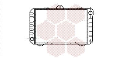 53002167 VAN WEZEL Радиатор, охлаждение двигателя