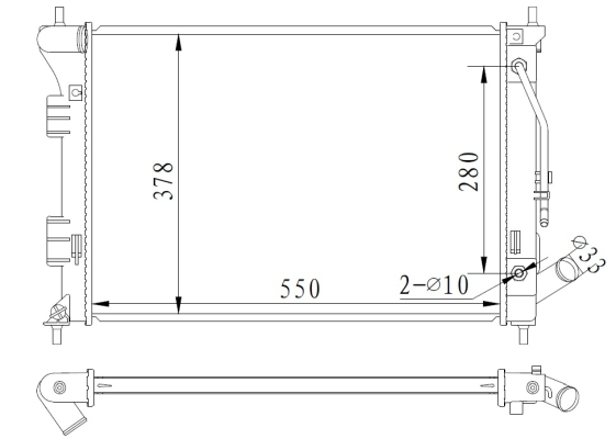 WG2162342 WILMINK GROUP Радиатор, охлаждение двигателя