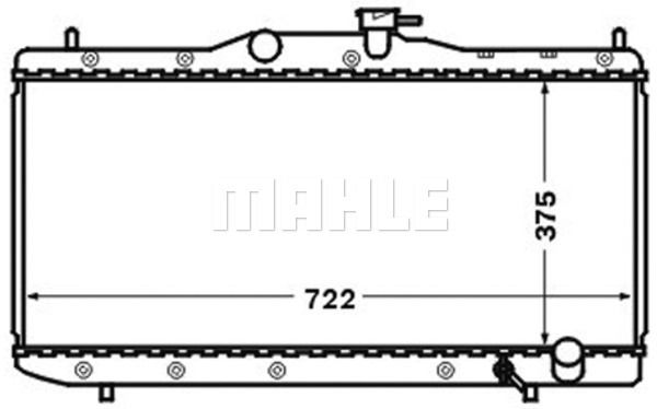 CR1518000S MAHLE Радиатор, охлаждение двигателя