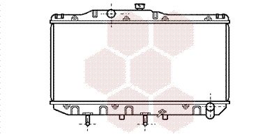 53002112 VAN WEZEL Радиатор, охлаждение двигателя