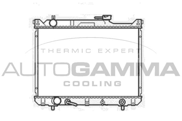 104191 AUTOGAMMA Радиатор, охлаждение двигателя