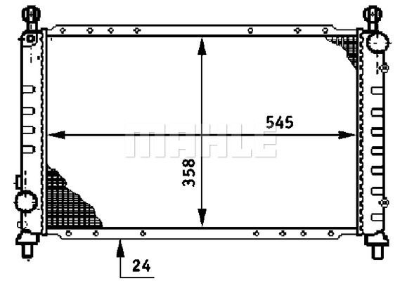 WG2183829 WILMINK GROUP Радиатор, охлаждение двигателя