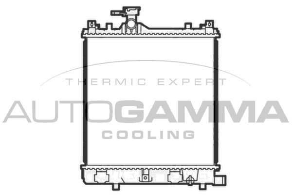 104132 AUTOGAMMA Радиатор, охлаждение двигателя