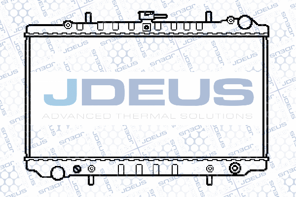 019M41 JDEUS Радиатор, охлаждение двигателя