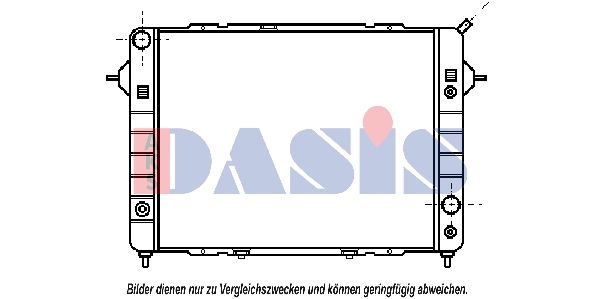 150039N AKS DASIS Радиатор, охлаждение двигателя